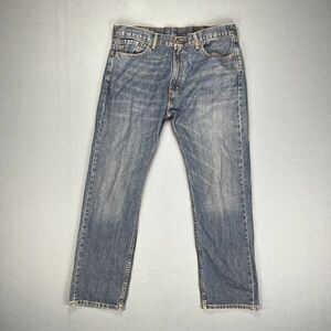 Levi's 505 Jeans Mens 38x32 Medium Wash Denim Straight Leg 100% Cotton